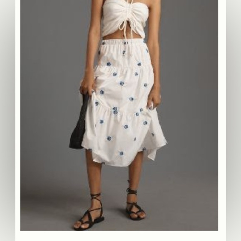 En Saison Sea Shell Midi Skirt